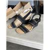 Image 3 : AS NEW CLARKS COLLECTION KYARRA ROSE BLACK WOMANS SANDLES. SIZE 7 US M