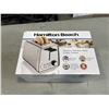 Image 2 : HAMILTON BEACH 2 SLICE CHROME TOASTER - TESTED WORKING