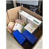 Image 3 : TRAY OF HOUSEHOLD ITEMS INCLUDING 2 BOXES CURAPROX PRIME REFILLS, 70% ISOPROPYL ALCOHOL PREP PADS, A