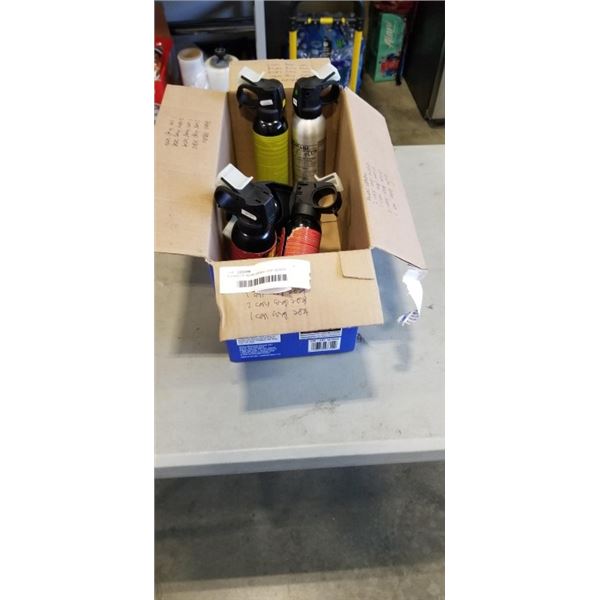 6 CANS OF BEAR SPRAY, EXP 2029/30