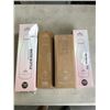 Image 1 : 3 MONT-CLAIR STAINLESS STEEL BOTTLES AND KRISTAL GLASS BOTTLE WITH SLEEVE