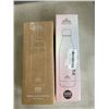 Image 2 : 3 MONT-CLAIR STAINLESS STEEL BOTTLES AND KRISTAL GLASS BOTTLE WITH SLEEVE