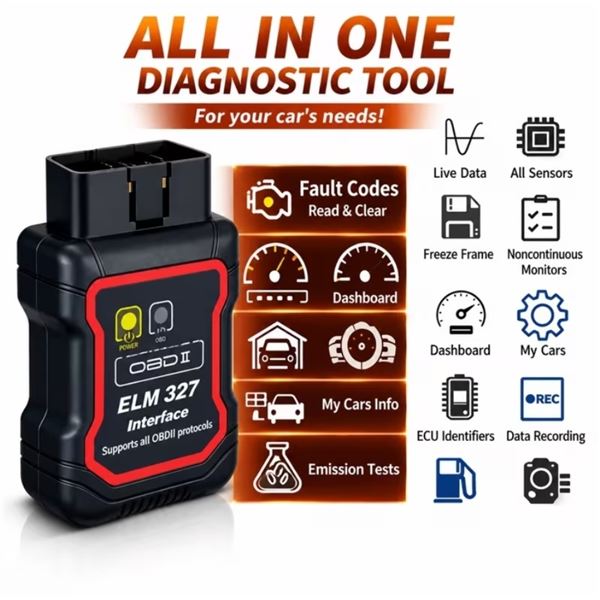 NEW 2026 UPGRADED OBD PLUG IN AUTOMOTIVE DIAGNOSTIC CODES SCANNER