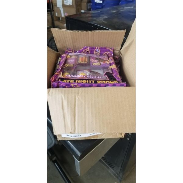 CASE OF LATE NIGHT SNACK GUMMY CANDIES