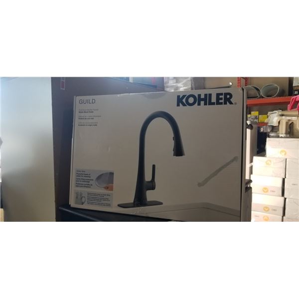 AS NEW KHOLER GUILD BLACK SINK FAUCET