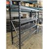 Image 3 : BLACK METAL GARAGE SHELVING