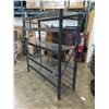 Image 2 : BLACK METAL GARAGE SHELVING