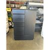 Image 1 : BLACK WARDROBE W/ 7 DRAWERS