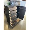 Image 3 : BLACK WARDROBE W/ 7 DRAWERS