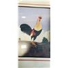 Image 2 : FRAMED PAINTED ROOSTER PRINT