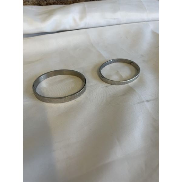 SILVER BANGLES (TESTED)