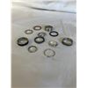 Image 1 : ASSORTED SILVER TONE RINGS