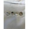Image 2 : 4 HEAVY SILVER RINGS, TESTED