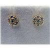 Image 1 : GOLD PLATED STERLING SILVER MOISSANITE EARRINGS, W/A $350.00.