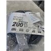 Image 1 : 200 FOOT HEAVY DUTY LIGHTED BLACK EXTENSION CORD. 14AWG/3C