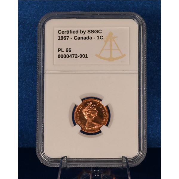 Canada 1967 1 Cent SSGC PL 66