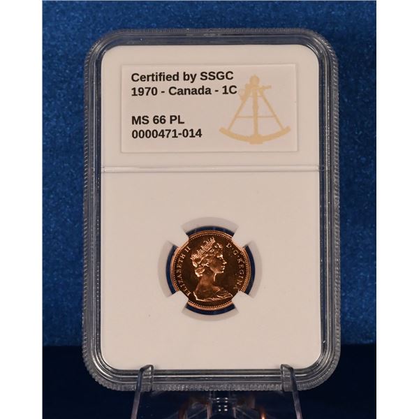 Canada 1970 1 Cent SSGC MS 66 PL