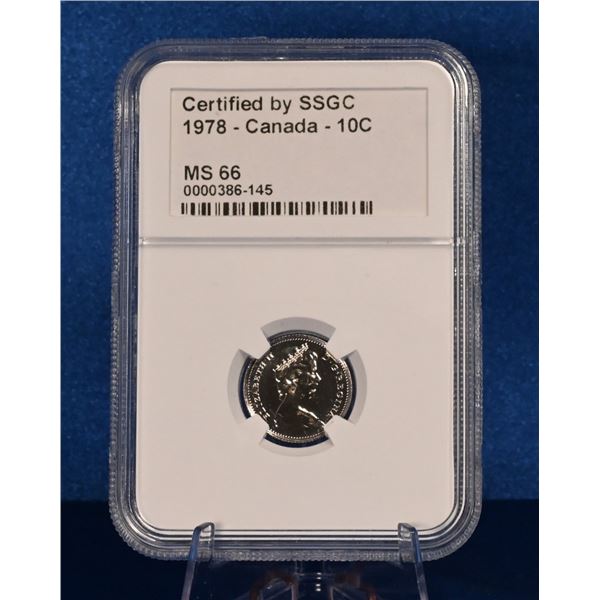 Canada 1978 10 Cent SSGC MS 66
