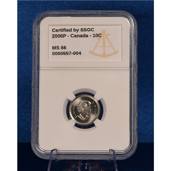 Canada 2006P 10 Cent SSGC MS 66