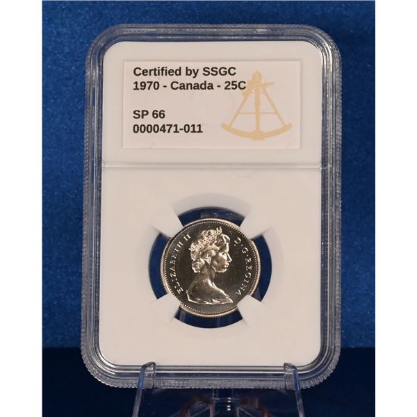 Canada 1970 25 Cent SSGC SP 66