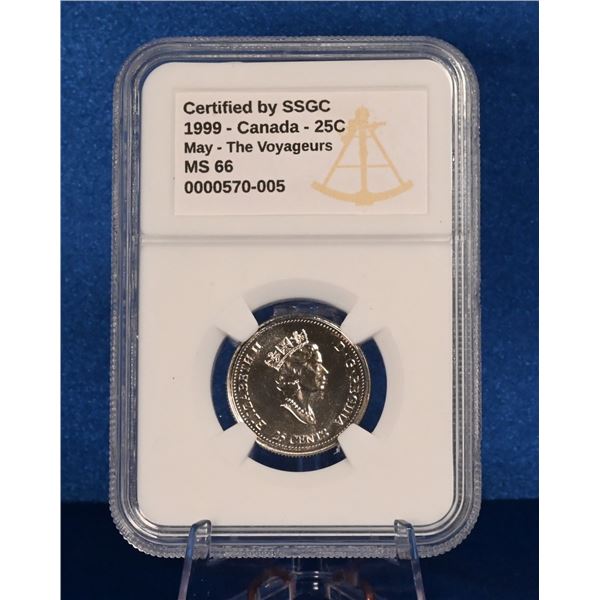 Canada 1999 25 Cent SSGC MS 66 May