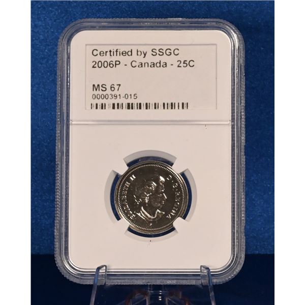 Canada 2006P 25 Cent SSGC MS 67