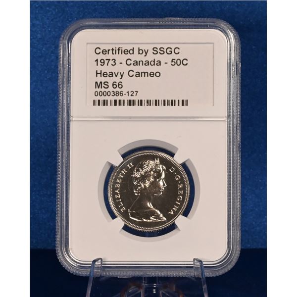 Canada 1973 50 Cent SSGC MS 66 HC