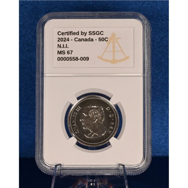 Canada 2024 50 Cent SSGC MS 67 (N.I.I)