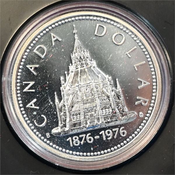 Canada 1976 1 Dollar Winnipeg 100th Anniversary Commemorative Silver 23.3276 g at .5