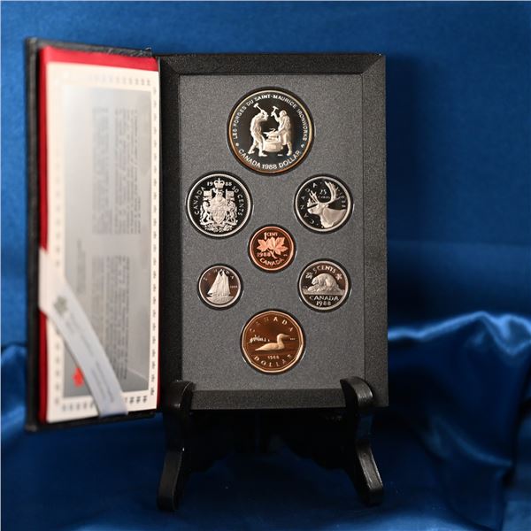 Canada 1988 Prestige double dollar, seven coin set Maurice Ironworks Commemorative 250 years