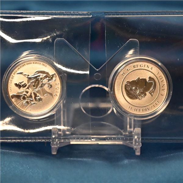 Canada (4) $20. for Twenty Series 1/4 toz .999 Silver, Specimen (1) 2015 DC Comics Original Superman