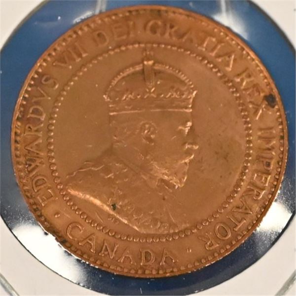 Canada Large pennies, in 2X2  VF condition, one each of 1909, 12, 13, 16, 17, 18, 19, 20