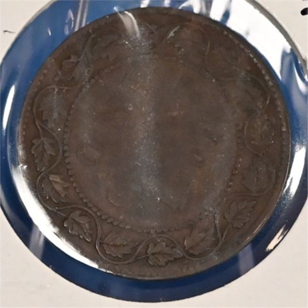 Canada Large pennies, in 2X2  F condition, one each of 1901, 06, 16, 17, 18, 19, 20