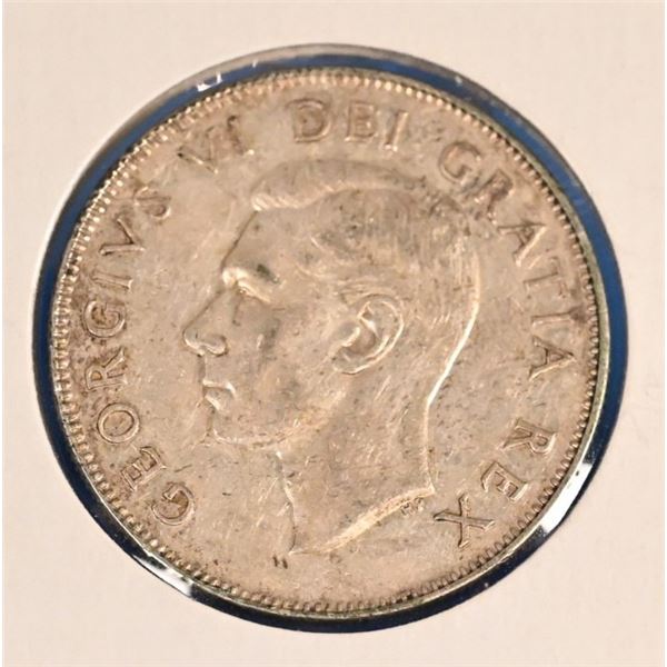 Canada 1950 50 Cent Silver