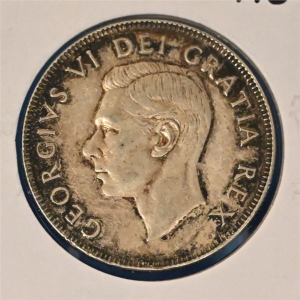 Canada 1952 50 Cent Silver