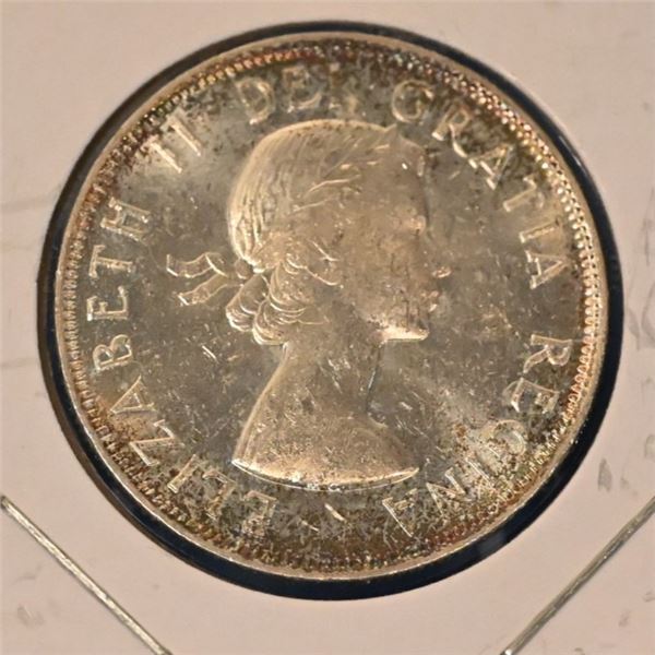 Canada 1954 50 Cent Silver