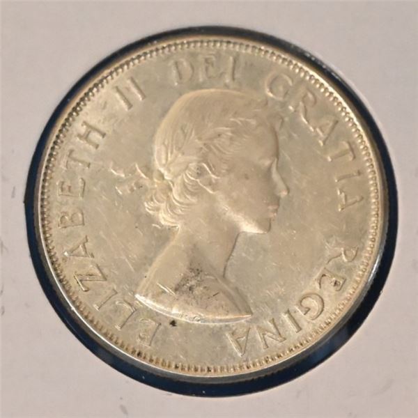 Canada 1960 50 Cent Silver
