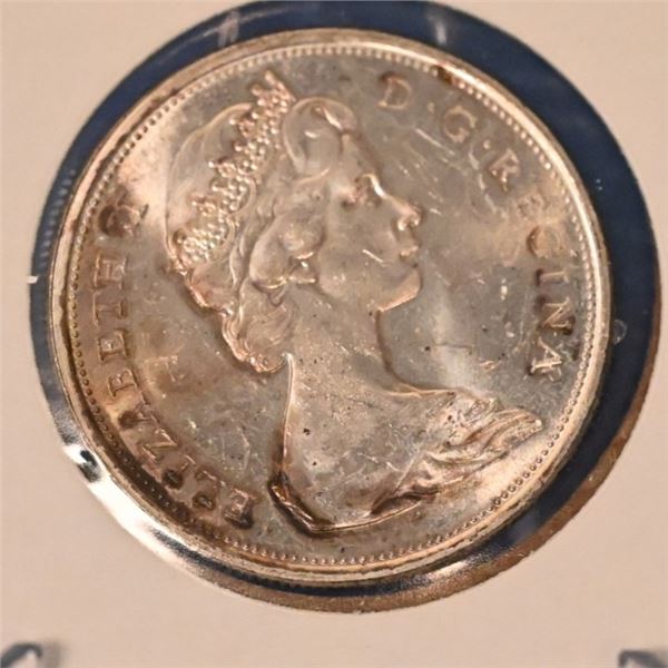 Canada 1965 50 Cent Silver