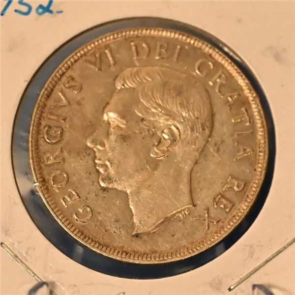 Canada 1952 1 Dollar Sliver