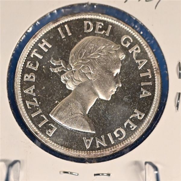Canada 1961 1 Dollar Sliver PL