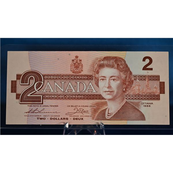 BC-55b-I 1986 2 Dollar Thiesen Crow EGP3551010 CUNC 62 +