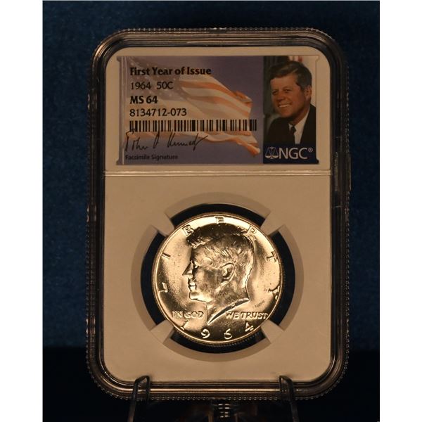 USA 1964 50 Cent NGC MS 64