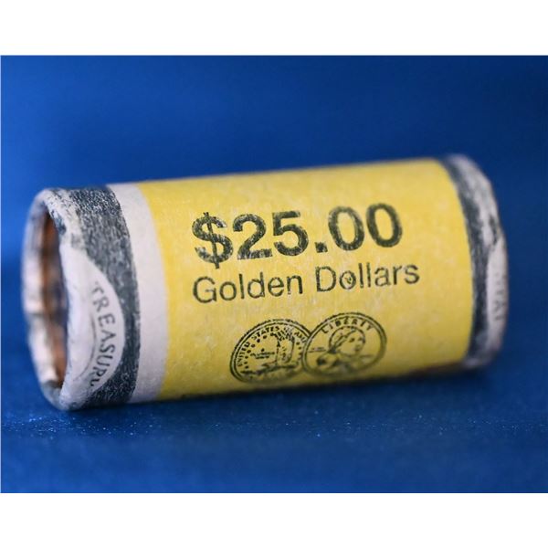 USA 2000D 1 Dollar "Sacagawea Dollar" full mint roll 25 coins un circulated