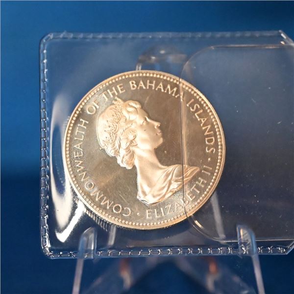 Bahamas 1971 1 Dollar Sliver .8 Proof