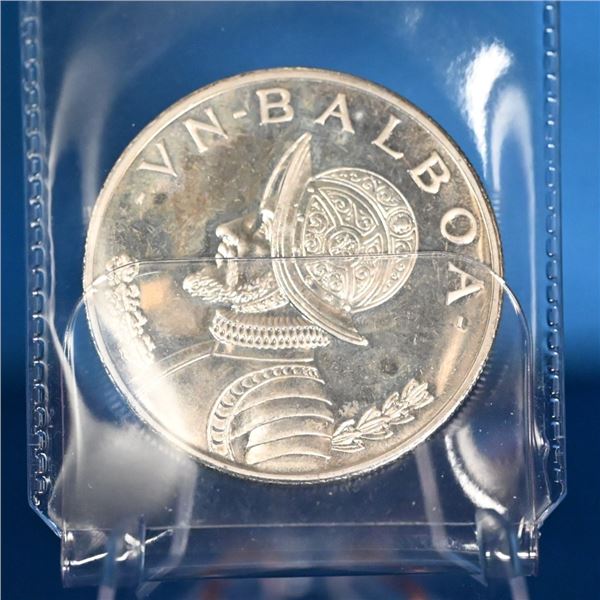 Panama Republic of 1967 1 Balboa Silver .9