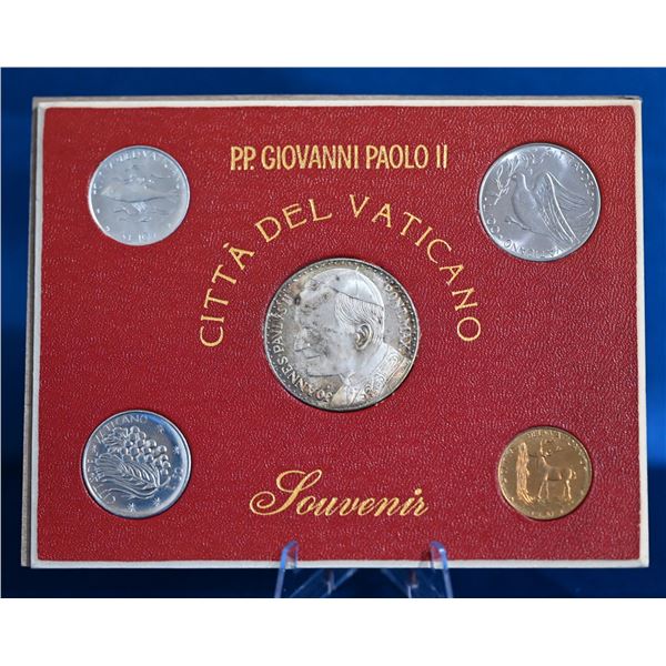 Vatican City, 1978 Pope John Paul II souvenir medal set