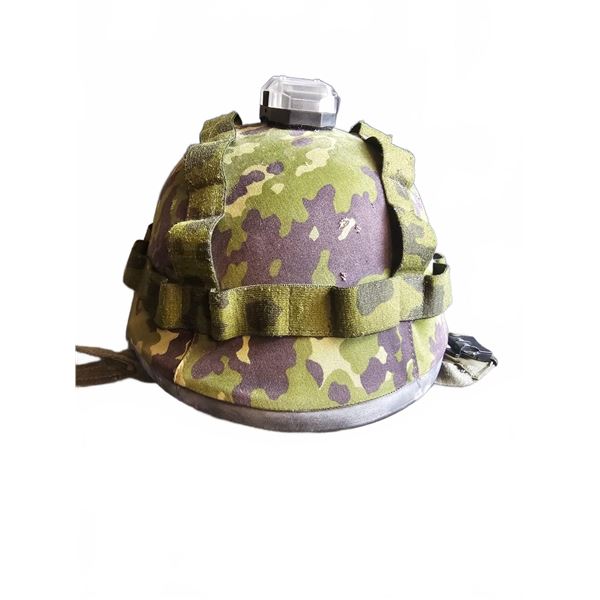 CGF Gallet Ballistic Helmet Medium With Camouflage Cover and Mount