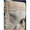 Image 4 : Boulet Military Jungle Boots Size 10R Suede Leather and Canvas