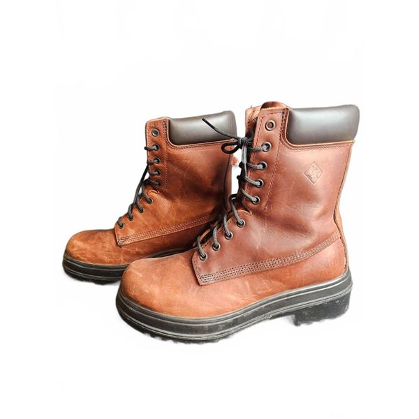 Terra Leather Safety Work Boots, Size 43 EU, Made in Canada, Model LM 31401 7945
