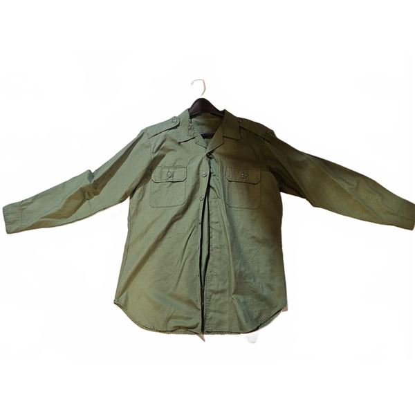 US Army OG-507 Utility Shirt Size 15.5 NATO Stock Number 8415-21-904-5533